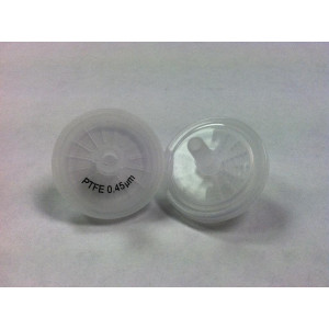 PTFE Syringe Filter, Diameter: 13mm, Pore Size: 0.45um, Hydrophobic, (100pk)