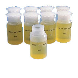 Bottle with Screwcap, Wide Mouth, Round, Graduated, LDPE (Cap: PP), 500mL, 20/Bag, 8 Bags/Unit