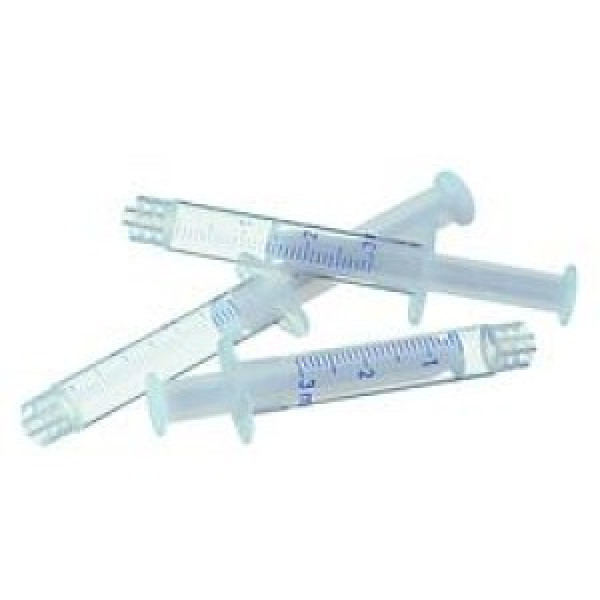 3mL Norm-Ject Syringe, Luer Lock, Bulk, Sterile (100/box,25 boxes per full  case)